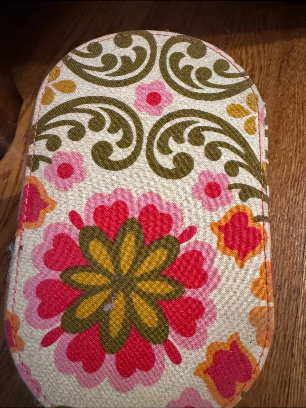 Vera Bradley Pink Orange Floral Travel Jewelry Organizer